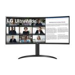 Monitor LG 34WR55QK-B para PC de 34 pulgadas, resolución 3440 x 1440 píxeles Wide Quad HD en color negro. SKU: 34WR55QK-B