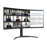 Monitor LG 34WR55QK-B para PC de 34 pulgadas, resolución 3440 x 1440 píxeles Wide Quad HD en color negro. SKU: 34WR55QK-B
