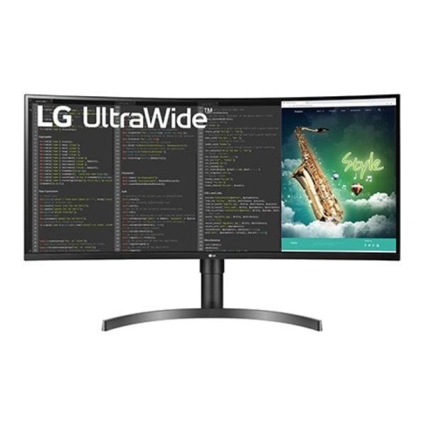 Monitor LG 35WN75CP-B.AEU con pantalla LED de 35 pulgadas, resolución 3440 x 1440 Pixeles en 4K Ultra HD, color Negro