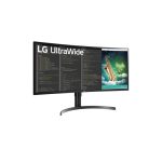Monitor LG 35WN75CP-B.AEU con pantalla LED de 35 pulgadas, resolución 3440 x 1440 Pixeles en 4K Ultra HD, color Negro