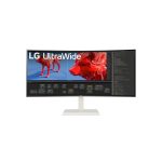 Monitor LG 38BR85QC-W para PC, 96,5 cm (38 pulgadas), con resolución 3840 x 1600 Pixeles, UltraWide Quad HD+ LCD en color blanco. SKU: 38BR85QC-W