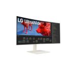 Monitor LG 38BR85QC-W para PC, 96,5 cm (38 pulgadas), con resolución 3840 x 1600 Pixeles, UltraWide Quad HD+ LCD en color blanco. SKU: 38BR85QC-W