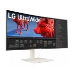 Monitor LG 38WR85QC-W pantalla para PC de 38 pulgadas con resolución 3840 x 1600 pixeles, UltraWide Quad HD LCD en color blanco