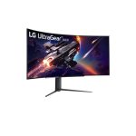 LG pantalla para PC de 113 cm (44.5 pulgadas), resolución 3440 x 1440 pixeles Wide Quad HD OLED en color negro, SKU 45GR95QE-B