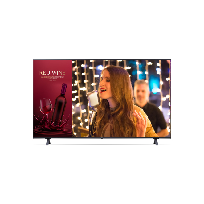 LG Pantalla plana para señalización digital 50 pulgadas 4K Ultra HD Pantalla plana LG de 50 pulgadas, modelo 50UN640S0LD.AEU, para señalización digital, con LCD Wifi, 400 cd/m², 4K Ultra HD en color azul con WebOS.