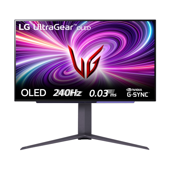 LG Pantalla para PC OLED Quad HD de 26.5 pulgadas en Negro LG 27GS95QE-B pantalla para PC de 26.5 pulgadas, resolución 2560 x 1440 Pixeles, Quad HD, OLED, color negro. SKU: 27GS95QE-B.AEU