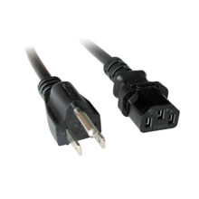 Cable de transmisión negro Lindy de 5 metros con conector C13 (SKU: 30032)
