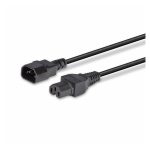 Lindy cable de transmisión negro de 2 metros con acopladores C14 y C15, SKU 30314