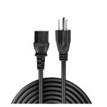 Lindy 30338, cable de transmisión negro de 2 metros con acoplador C13, perfecto para conexiones seguras y duraderas.