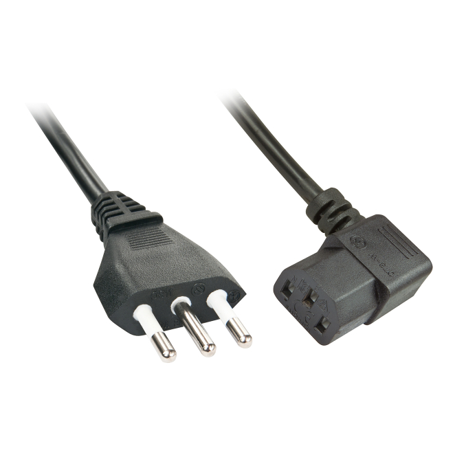 Lindy 30346 cable de transmisión Negro 2 m C13 acoplador 1 Lindy 30346 cable de transmisión negro 2 m C13 acoplador