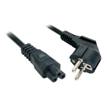 Lindy cable de alimentación de 3 metros, color negro, con conexión CEE 7/7 a IEC 320 C5, SKU 30406