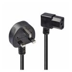 Cable de transmisión Lindy de 1 metro en color negro, con acoplador C13. SKU: 30446