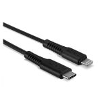 Lindy 31288 cable de conector Lightning, 3 metros, color negro. SKU 31288