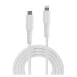 Cable de conector Lightning de 1 metro blanco, modelo Lindy 31316, ideal para cargar y sincronizar dispositivos