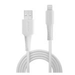 Lindy 31328 cable de conector Lightning de 3 metros en color blanco, ideal para dispositivos Apple como iPhones y iPads. SKU 31328.