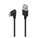 Cable USB 2.0 de 0,5 metros de Lindy, con conector USB A a USB C en color negro, SKU 32000