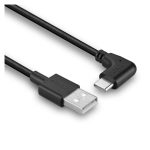 Cable USB 2.0 de 0,5 metros de Lindy, con conector USB A a USB C en color negro, SKU 32000