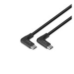 Cable USB C de 0,5 metros en color negro de Lindy, modelo 32022, con tecnología USB 3.2 Gen 2 para alta velocidad