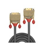 Lindy cable DVI de 7.6 metros, tipo DVI-D, color negro con conectores dorados, modelo 36205