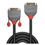Cable Lindy de 0,5 metros con conectores DVI-D y DVI-I en color negro, SKU: 36230