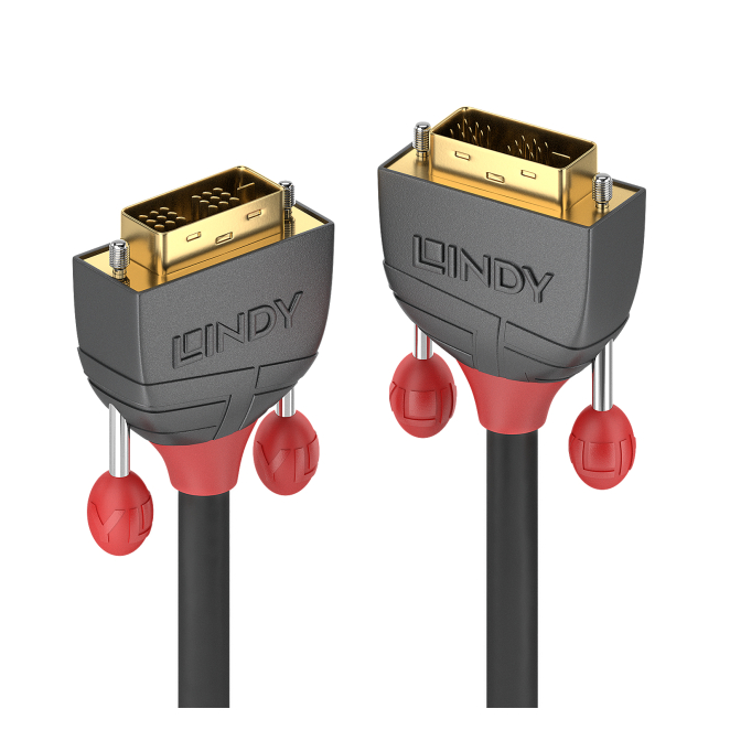 Lindy Cable DVI 15m Negro Alta Velocidad Cable DVI-D de 15 metros en color negro modelo Lindy 36241, ideal para conexiones de alta velocidad y calidad