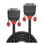 Imagen del cable DVI de 2 metros de la marca Lindy, modelo 36256, con conector DVI-D y color negro