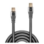 Cable DisplayPort de 2 metros de Lindy con conector Mini DisplayPort en color gris, SKU 36307