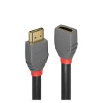 Cable HDMI de 1 metro en color negro, tipo A (Estándar) de la marca Lindy, SKU 36476