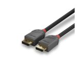 Lindy 36482 cable DisplayPort de 2 metros en color negro. Ideal para conexiones de alta definición