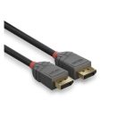 Lindy 36482 cable DisplayPort de 2 metros en color negro. Ideal para conexiones de alta definición