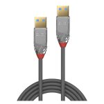 Imagen del cable USB 3.2 Gen 1 de 5 metros en color gris de la marca Lindy, SKU 36629