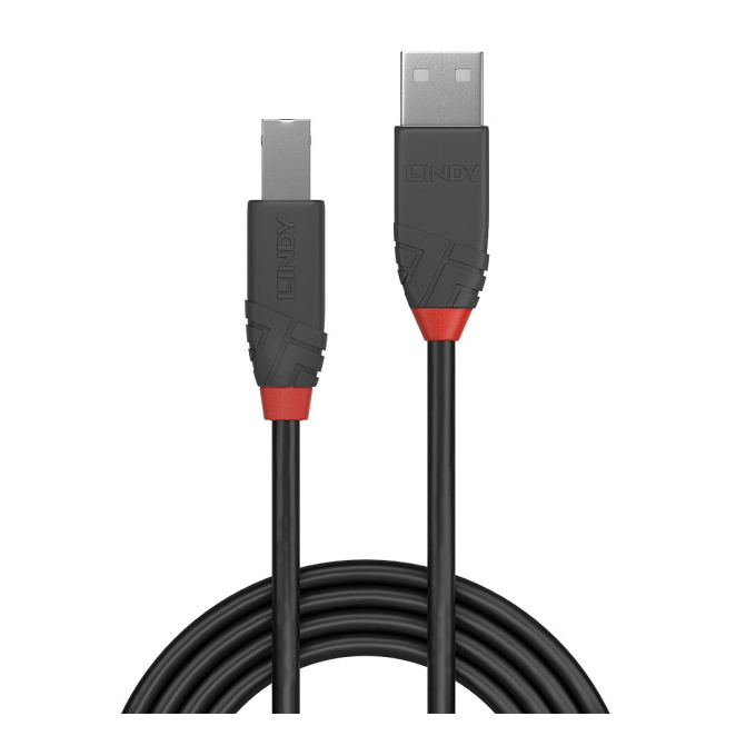 Lindy 36673 cable USB USB 2.0 2 m USB A USB B Negro 1 Lindy 36673 cable USB USB 2.0 2 m USB A USB B Negro