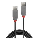 Cable USB marca Lindy, modelo 36690, con conexión USB 2.0 de 0,2 metros de longitud y color negro