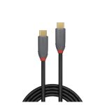 Cable USB de 1,5 metros Lindy, tipo C, color negro y gris, SKU 36902