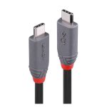 Cable USB USB4 Gen 3x2 de Lindy con una longitud de 0,8 metros y color negro, SKU 36947