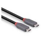 Cable Lindy USB USB4 Gen 3x2 de 1,5 m con conector USB C en color negro. SKU: 36957