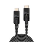 Imagen del cable HDMI tipo D (Micro) de 100 metros en color negro marca Lindy, SKU 38326