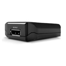 Extensor de audio y video Lindy modelo 38413 con transmisor y receptor AV, ideal para compartir señales en largas distancias.