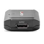 Extensor de audio y video Lindy modelo 38413 con transmisor y receptor AV, ideal para compartir señales en largas distancias.