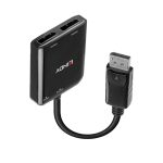 Lindy 38430 hub de interfaz DisplayPort, velocidad de transferencia 21600 Mbit/s, color negro