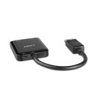 Lindy 38430 hub de interfaz DisplayPort, velocidad de transferencia 21600 Mbit/s, color negro