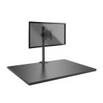 Lindy soporte para monitor de escritorio negro de 28 pulgadas, modelo 40656, perfecto para monitores de hasta 71,1 cm.
