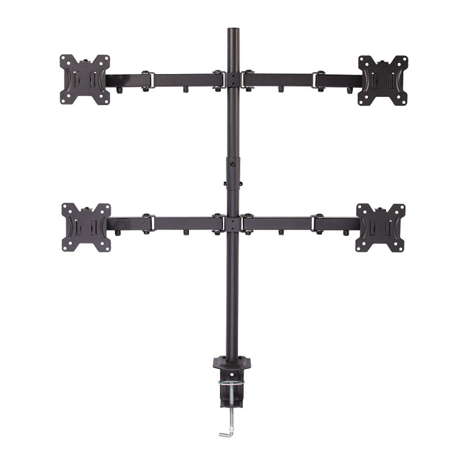 Lindy 40659 soporte para monitor 71,1 cm (28″) Escritorio Negro 2 Lindy 40659 soporte para monitor mostrando gestión de cables