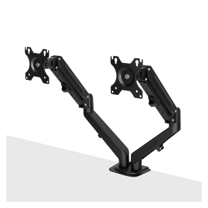 Lindy 40708 soporte para monitor 68,6 cm (27″) Escritorio Negro 1 Lindy 40708 soporte para monitor 68,6 cm (27″) Escritorio Negro