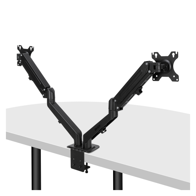 Lindy 40708 soporte para monitor 68,6 cm (27″) Escritorio Negro 3 Lindy 40708 en un entorno de trabajo