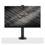 Soporte de monitor negro de escritorio Lindy para pantallas de 32 pulgadas, SKU 40709