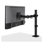 Soporte para monitor Lindy 40710, adecuado para monitores de hasta 32 pulgadas, para escritorio, en color negro. SKU: 40710