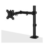 Soporte para monitor Lindy 40710, adecuado para monitores de hasta 32 pulgadas, para escritorio, en color negro. SKU: 40710
