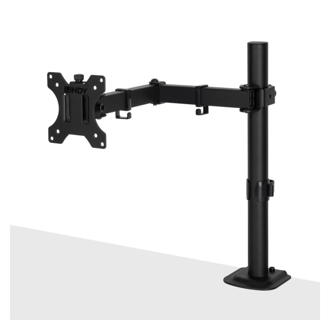 Lindy soporte para monitor de 32 pulgadas montable en escritorio, color negro Soporte para monitor Lindy 40710, adecuado para monitores de hasta 32 pulgadas, para escritorio, en color negro. SKU: 40710