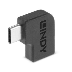 Lindy 41894 cambiador de género para cable USB 3.2 Type C en color negro, SKU 41894